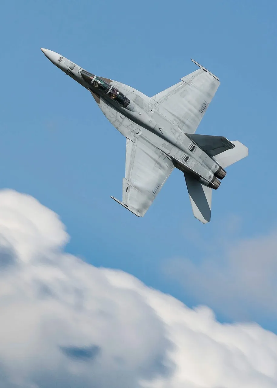 A plane flying through the clouds
