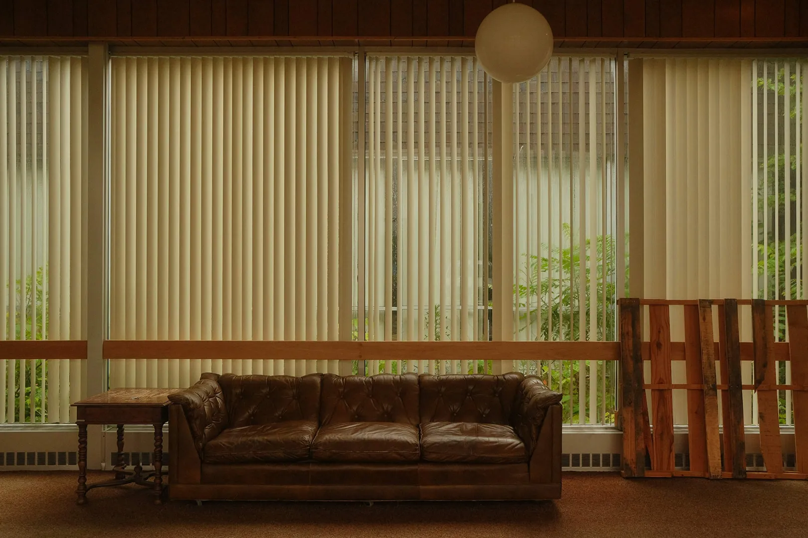 A sofa in a modern room